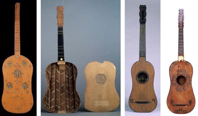 The Three surviving vihuelas: Jacquemart Andree, Chambure, Dias (guitar), Quito