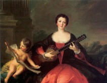 Portrait of Louise-Anne de Bourbon-Conde Marc Nattier - 1731